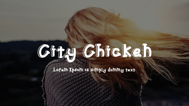 City Chicken Font