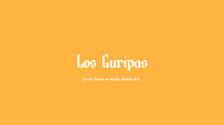 Los Guripas Font