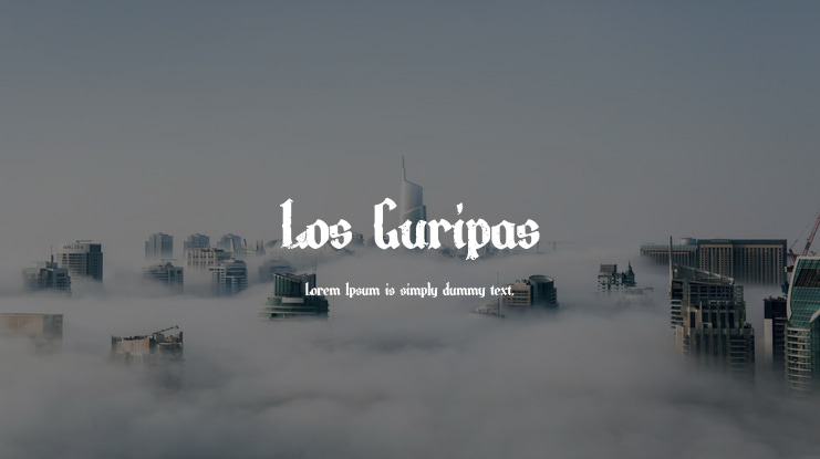Los Guripas Font
