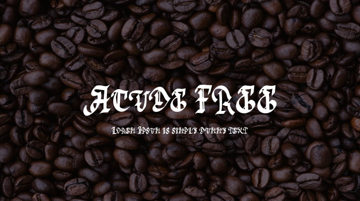 Acude FREE Font
