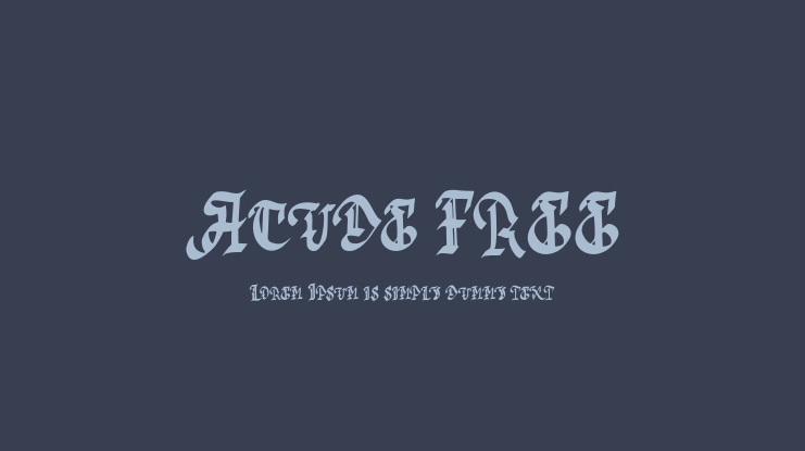 Acude FREE Font