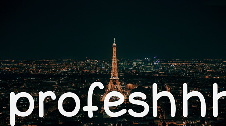 profeshhh Font