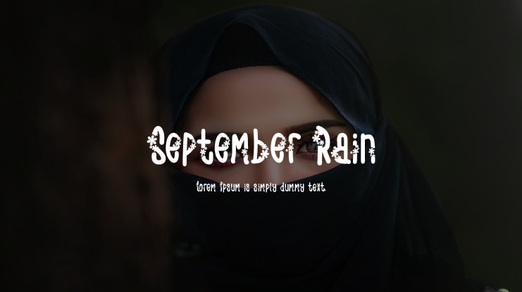 September Rain Font