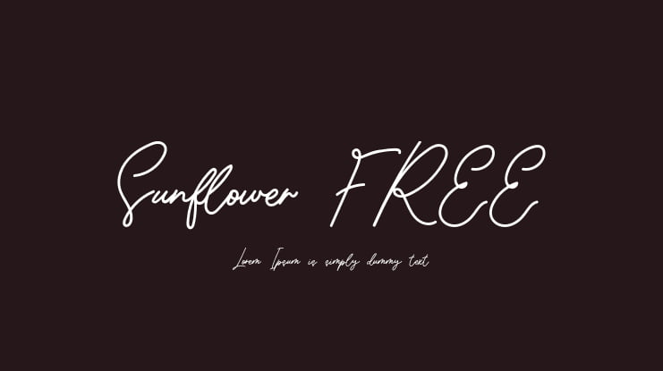 Sunflower FREE Font