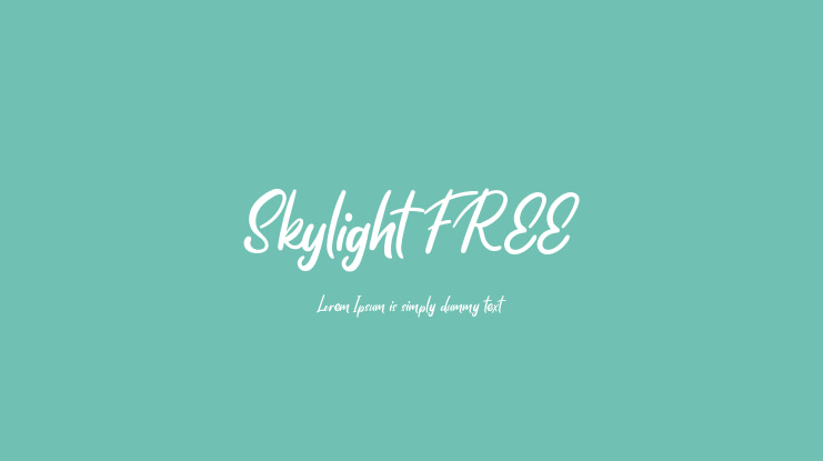 Skylight FREE Font