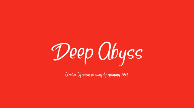 Deep Abyss Font