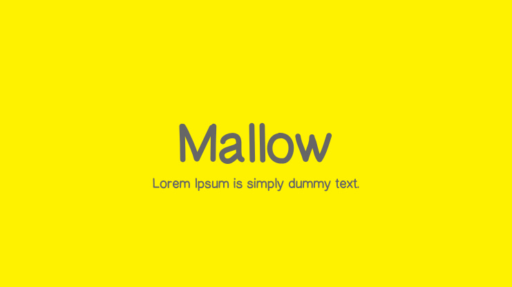 Mallow Font