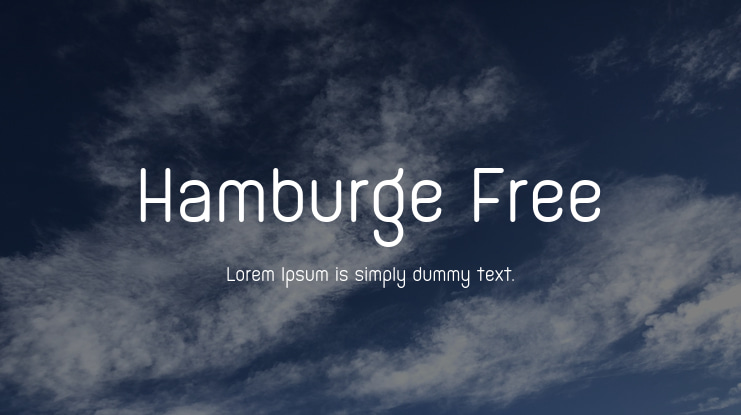 Hamburge Free Font
