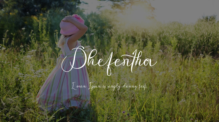 Dhefentha Font