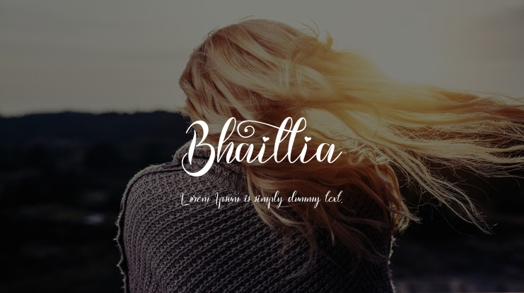 Bhaillia Font