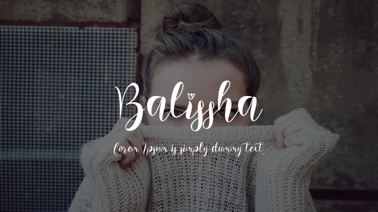 Balissha Font