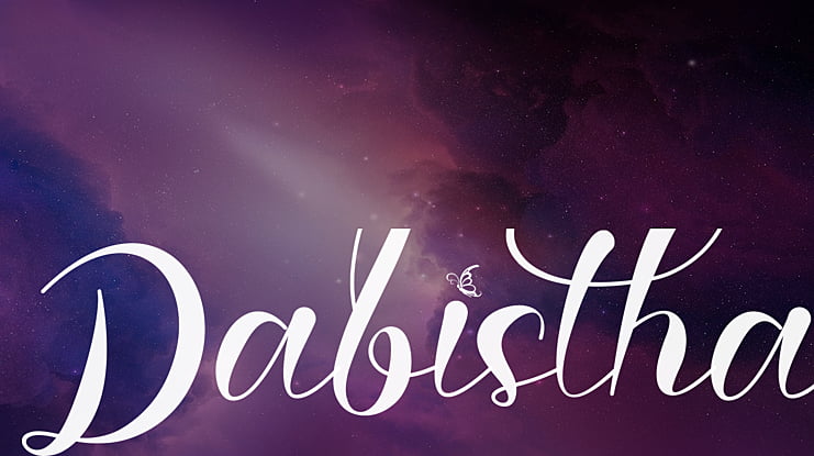 Dabistha Font