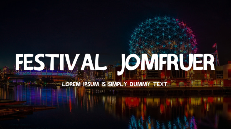 Festival Jomfruer Font