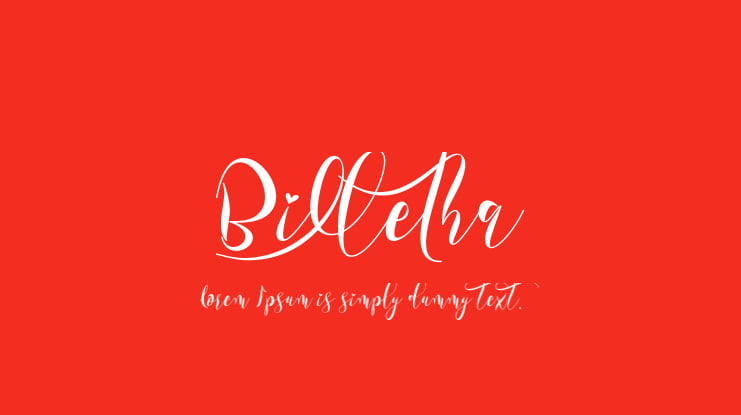 Billetha Font