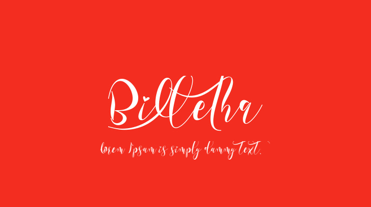 Billetha Font