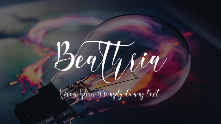 Beathria Font
