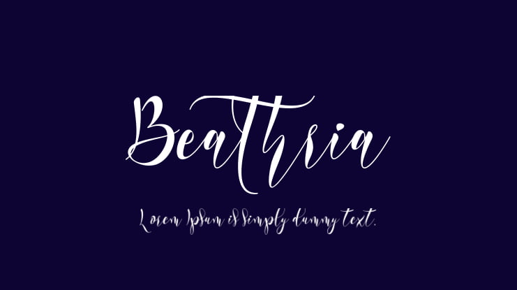 Beathria Font