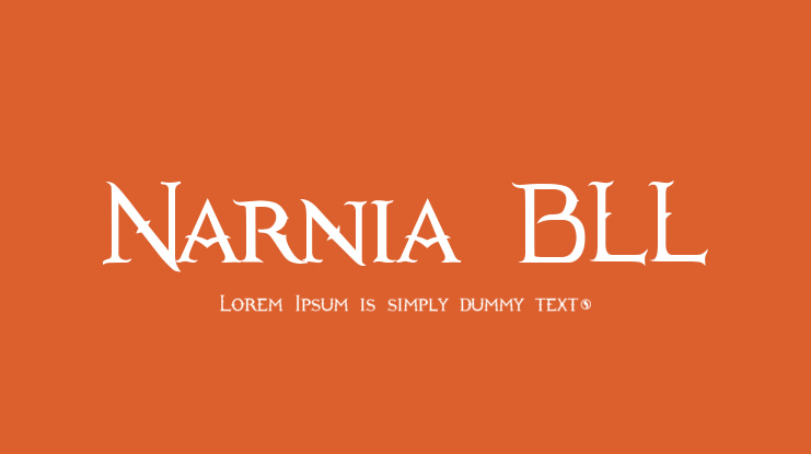 Narnia BLL Font