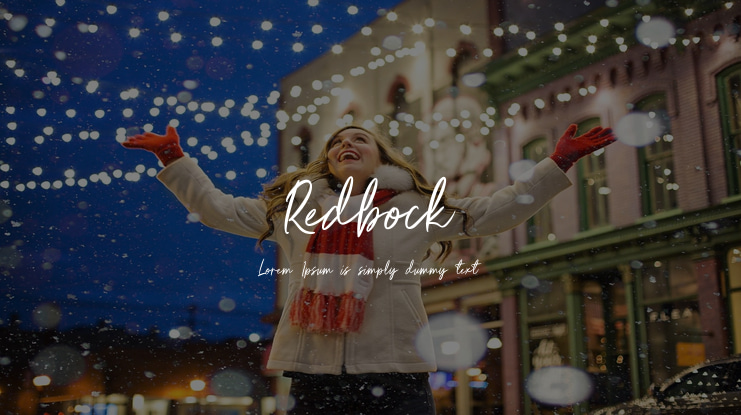 Redbock Font