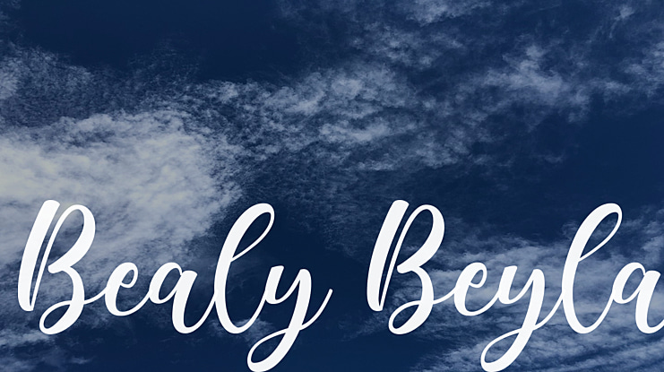 Bealy Beyla Font