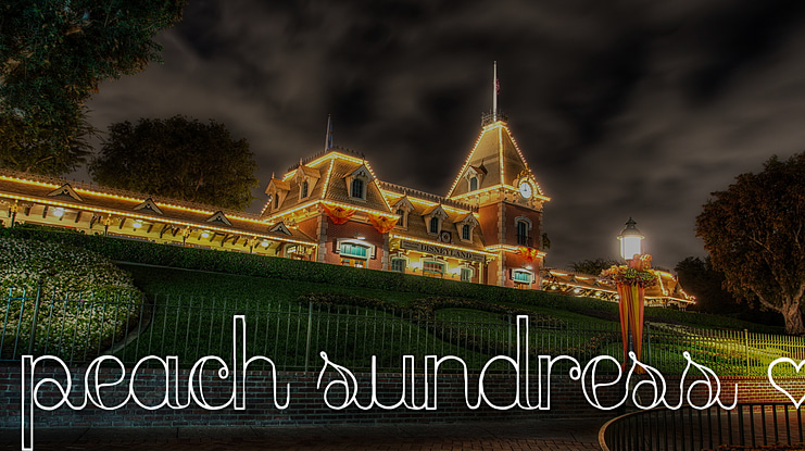 Peach Sundress Font