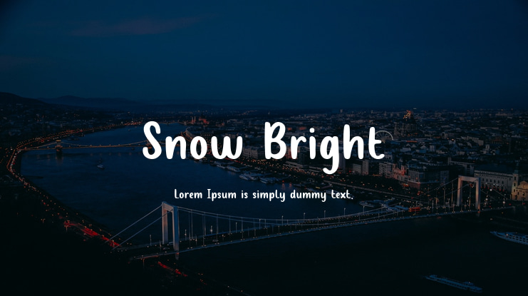 Snow Bright Font