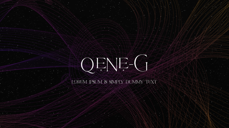 Qene-G Font Family