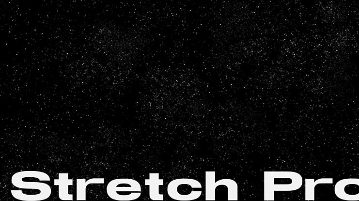 Stretch Pro Font