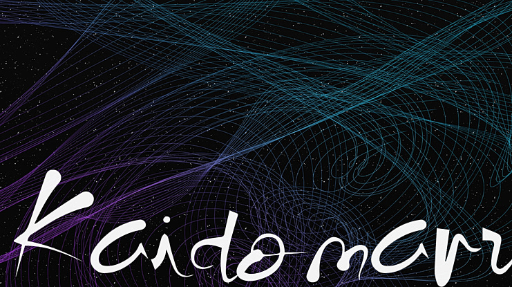 Kaidomaru Font