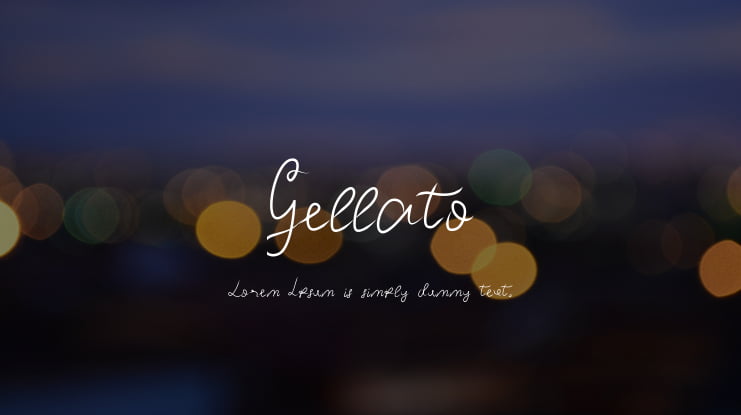 Gellato Font