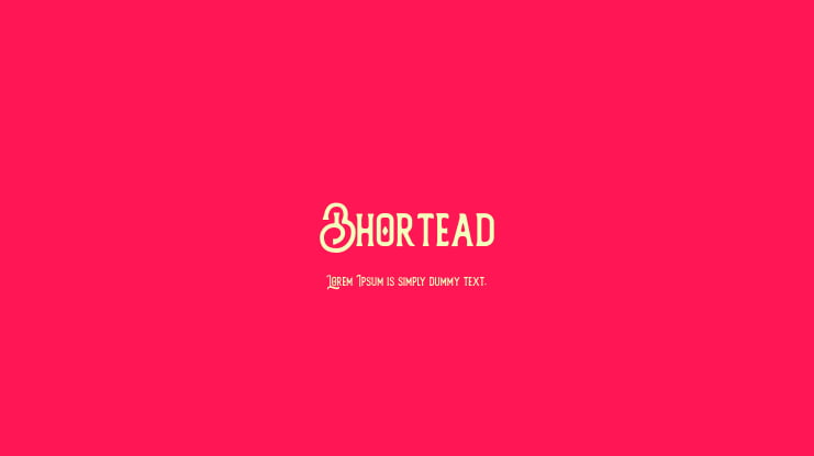 Bhortead Font