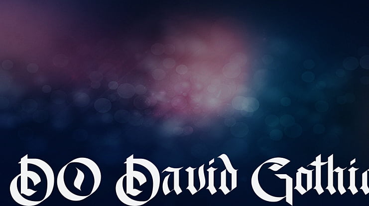 DO David Gothic Font Family