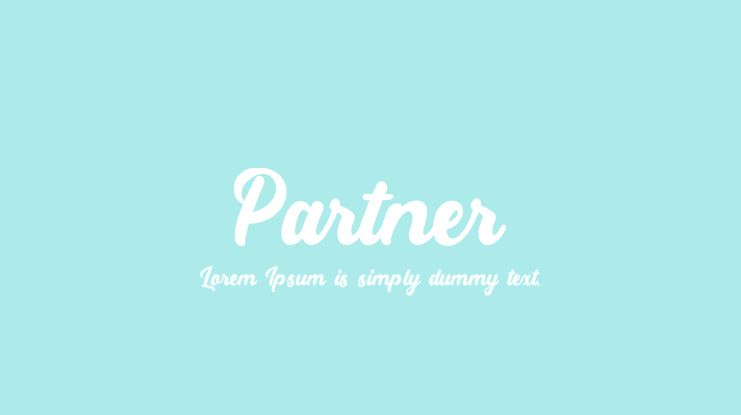 Partner Font
