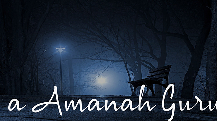 a Amanah Guru Font