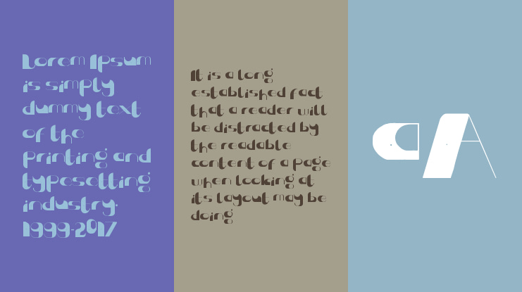 Center of Gravity Font