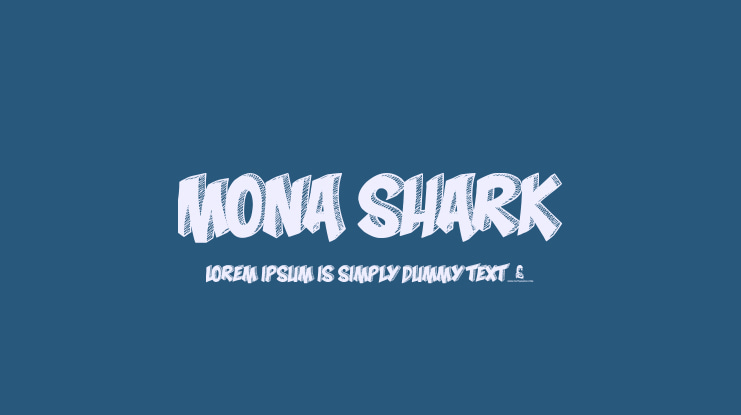 Mona Shark Font