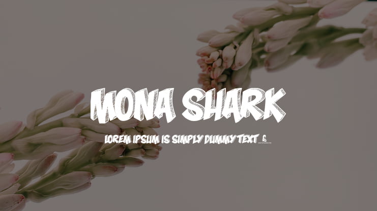 Mona Shark Font