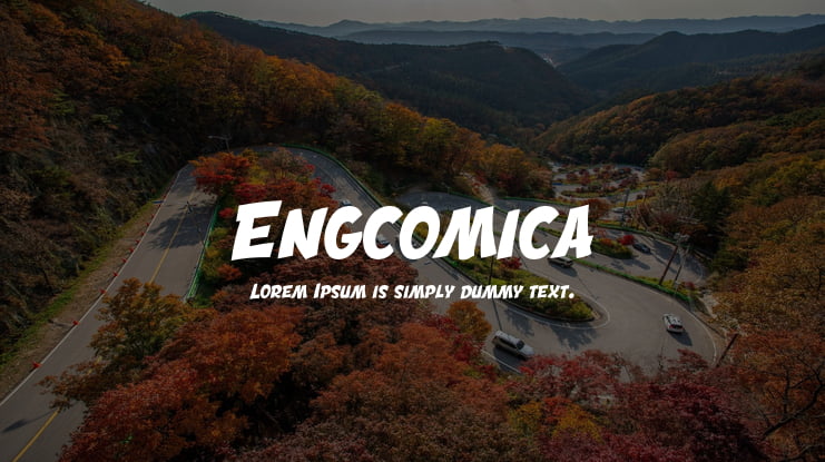 Engcomica Font