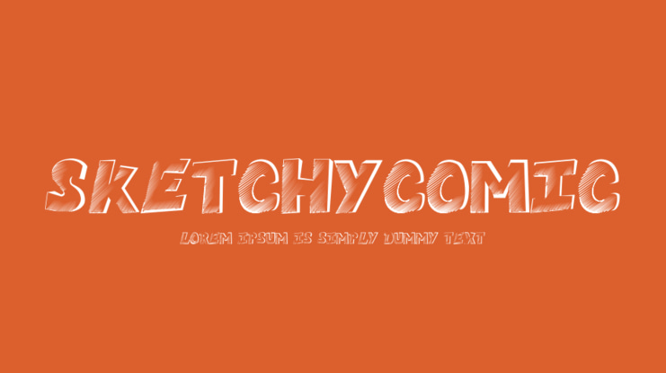 SketchyComic Font