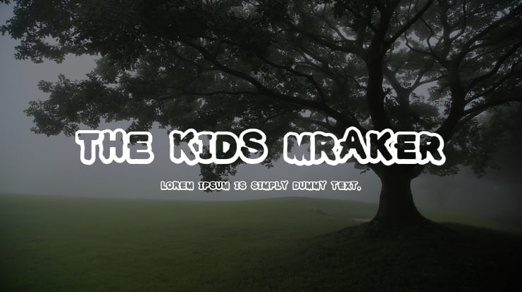 The Kids Mraker Font