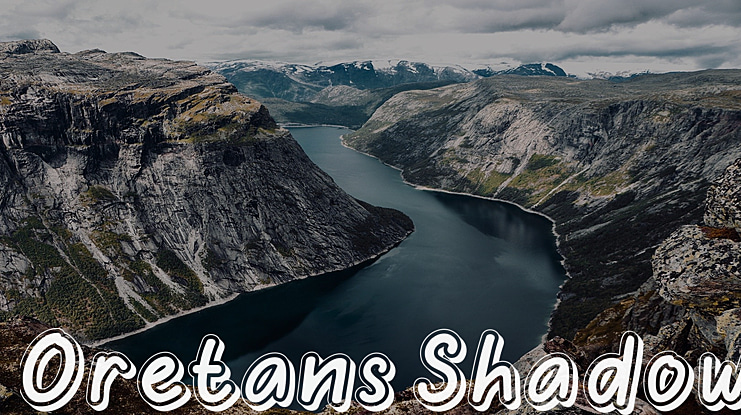 Oretans Shadow Font Family