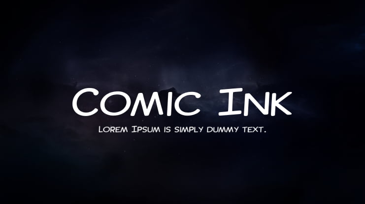 Comic Ink Font