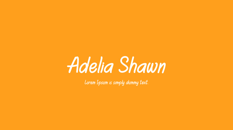 Adelia Shawn Font