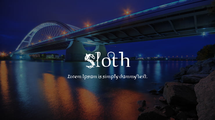 Sloth Font