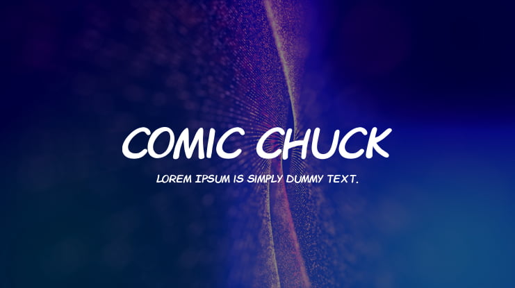 Comic Chuck Font