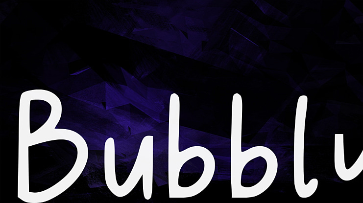 Bubbly Font