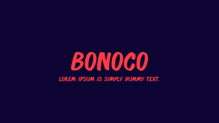 Bonoco Font