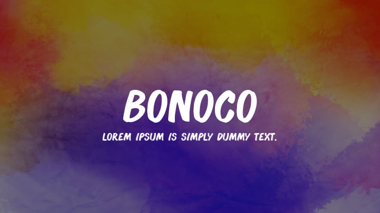 Bonoco Font