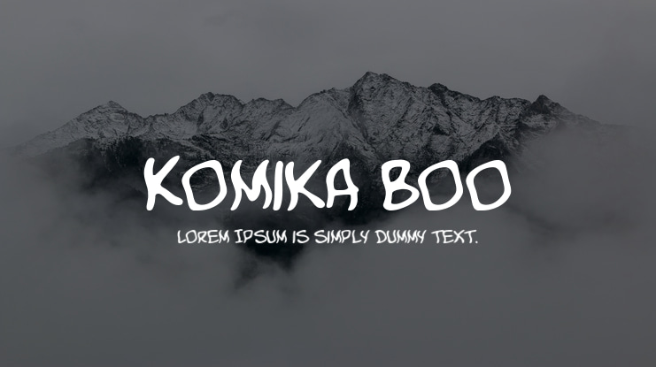 Komika Boo Font