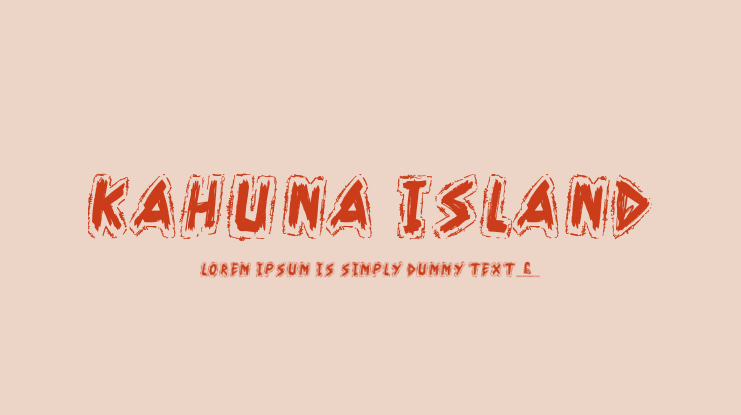 Kahuna Island Font